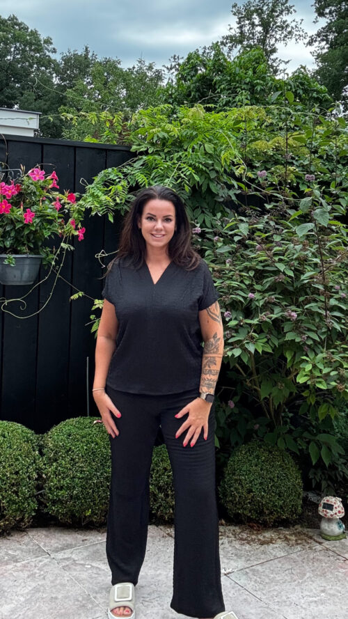 2 delige set lucia black azzurro -2 delige set Label-L 1