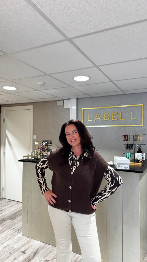 Gilet Eliza bruin triple nine -gilets Label-L 1