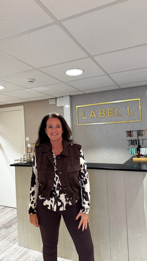 Gilet choco bruin Label-L-gilets Label-L