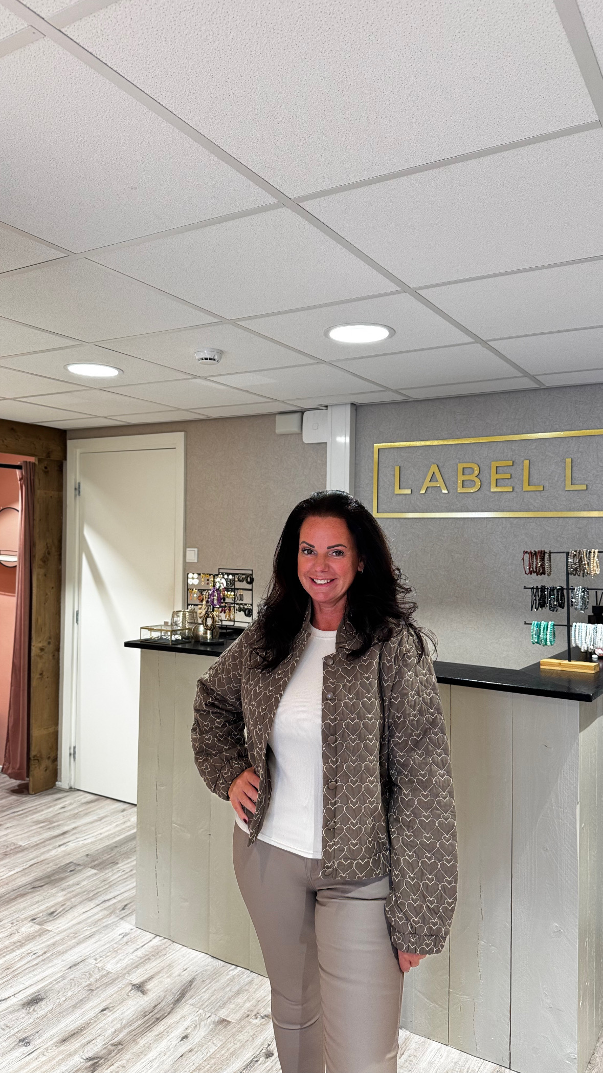 Jasje Hartjes Brown azzurro -blazers Label-L