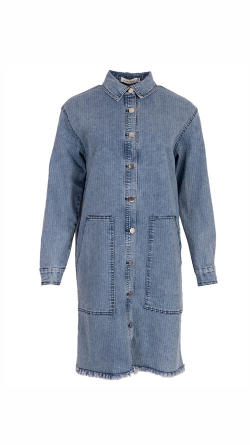 Jurk Denim blue azzurro -jurken Label-L